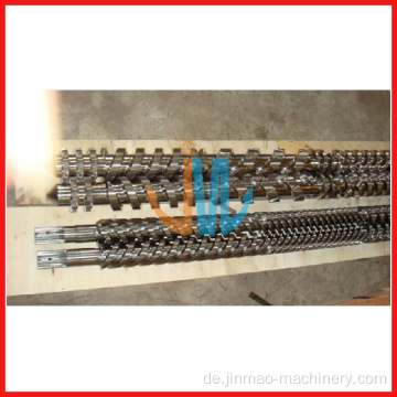 Extruder parallele Doppelschnecke und Zylinder für PP/PS/PVC/ABS